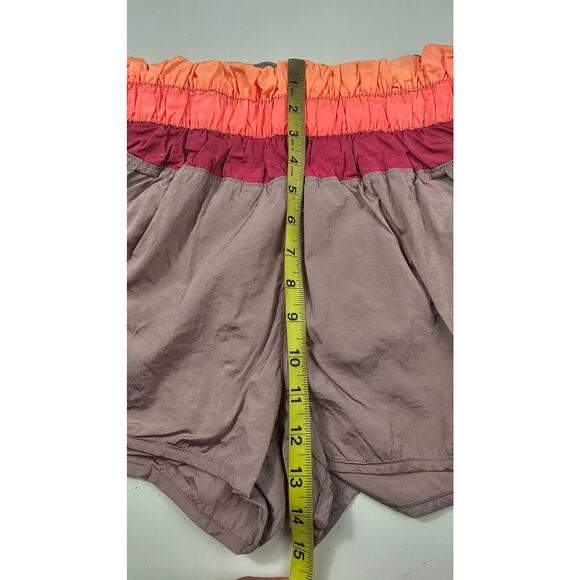 Free people way home shorts high rise elastic waist back pocket lined S purple - Picture 8 of 8